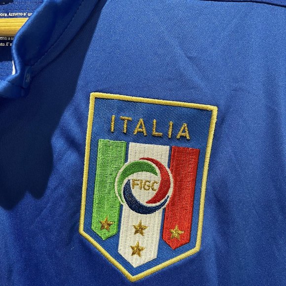 PUMA NWT Authentic Pirlo 21 ITALY World Cup 2014 home soccer shirt, Size L - Picture 3 of 11